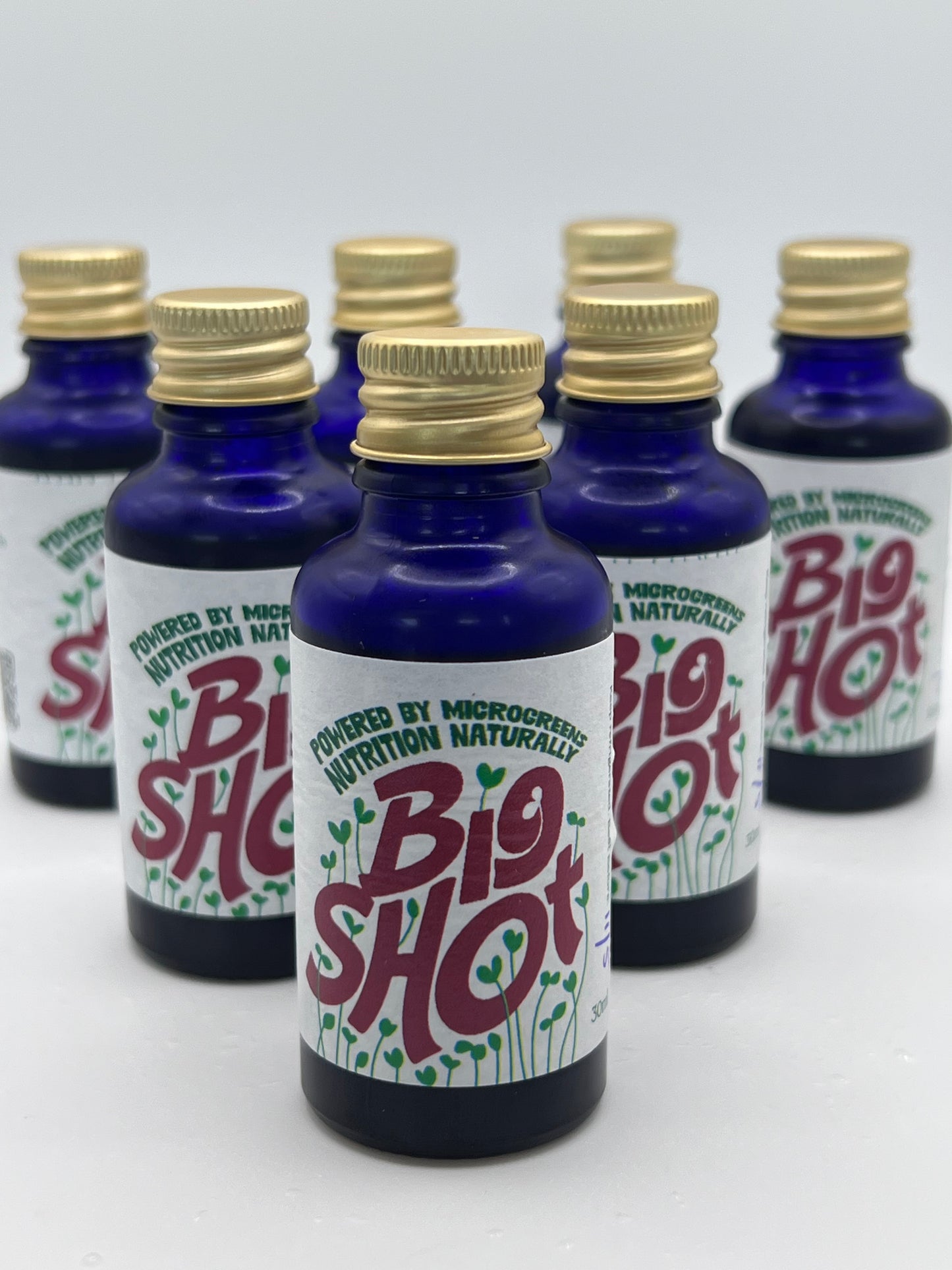 Big Shot – Fermented Microgreen Shots | 7 x 30ml bottles (Limited Small Batch)